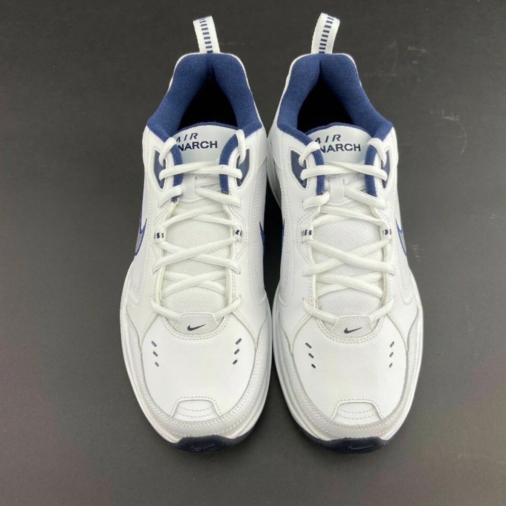 Nike Men's Air Monarch IV White Training Shoes 4E - Picture 8 of 10